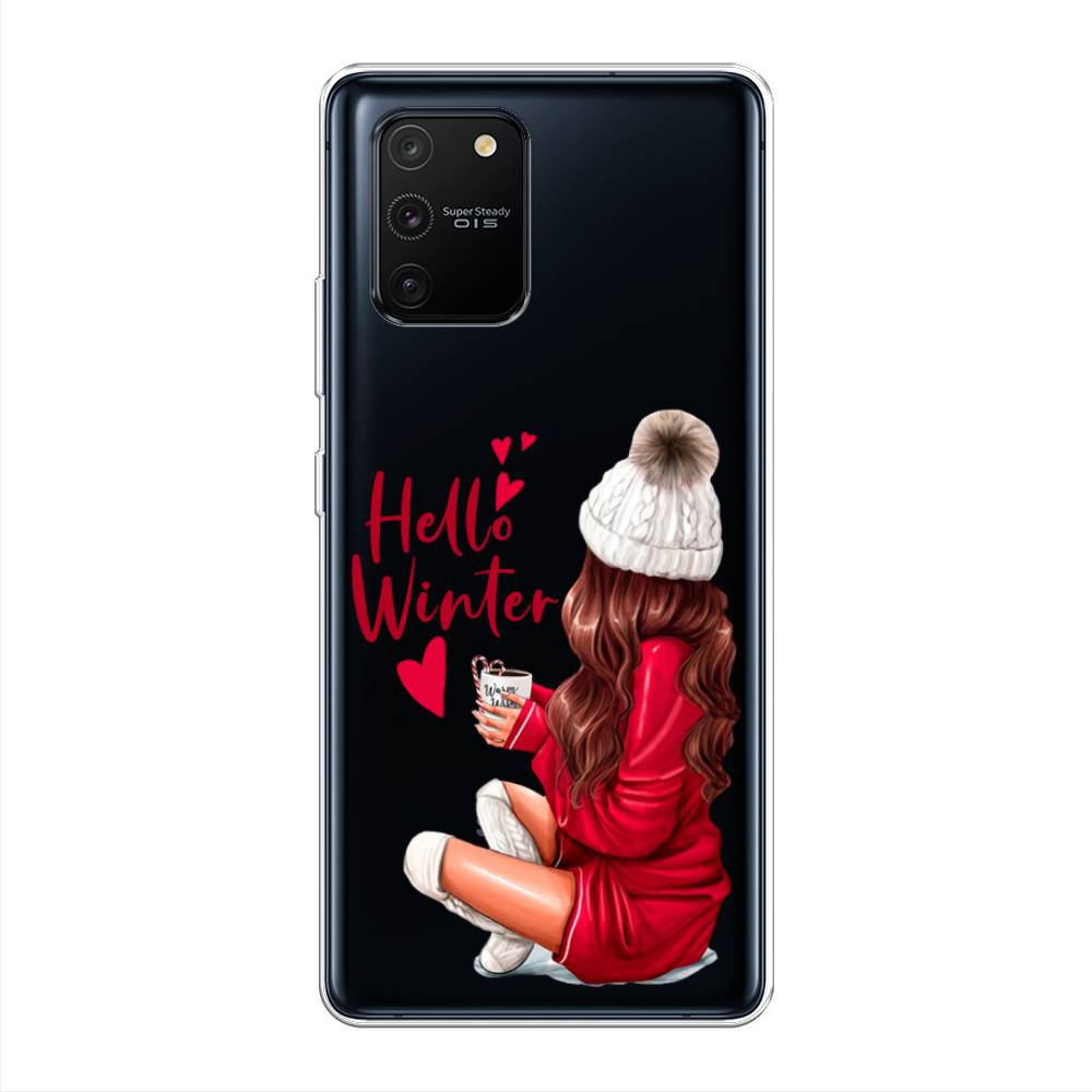 

Чехол на Samsung Galaxy S10 Lite "Hello winter", Красный;белый;коричневый, 210050-5