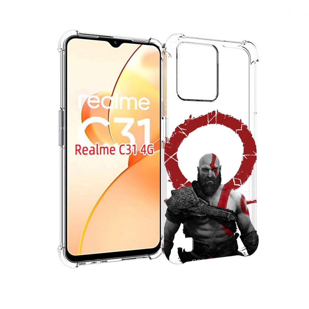 

Чехол MyPads God-of-War для OPPO Realme C31, Прозрачный, Tocco