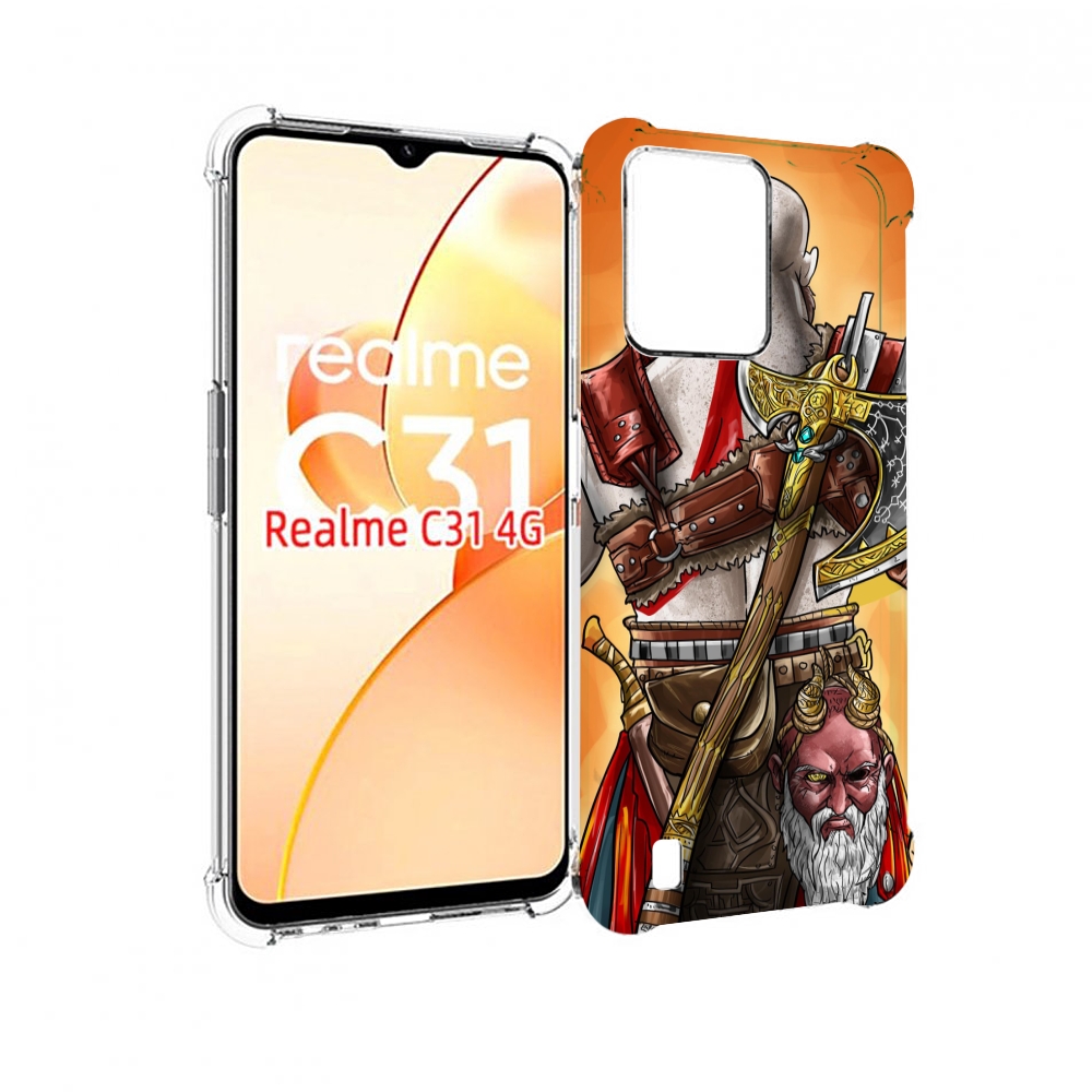 

Чехол MyPads God of War для OPPO Realme C31, Прозрачный, Tocco