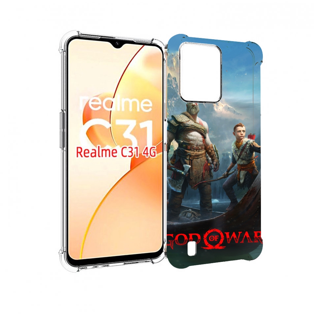 

Чехол MyPads God Of War Кратос Атрей для OPPO Realme C31, Прозрачный, Tocco