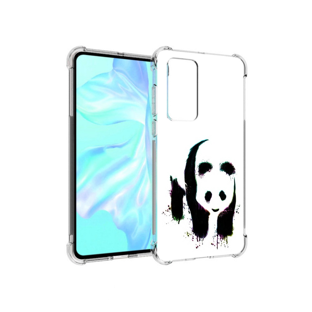 

Чехол MyPads Tocco для Huawei P40 панда в акварели, Прозрачный, Tocco