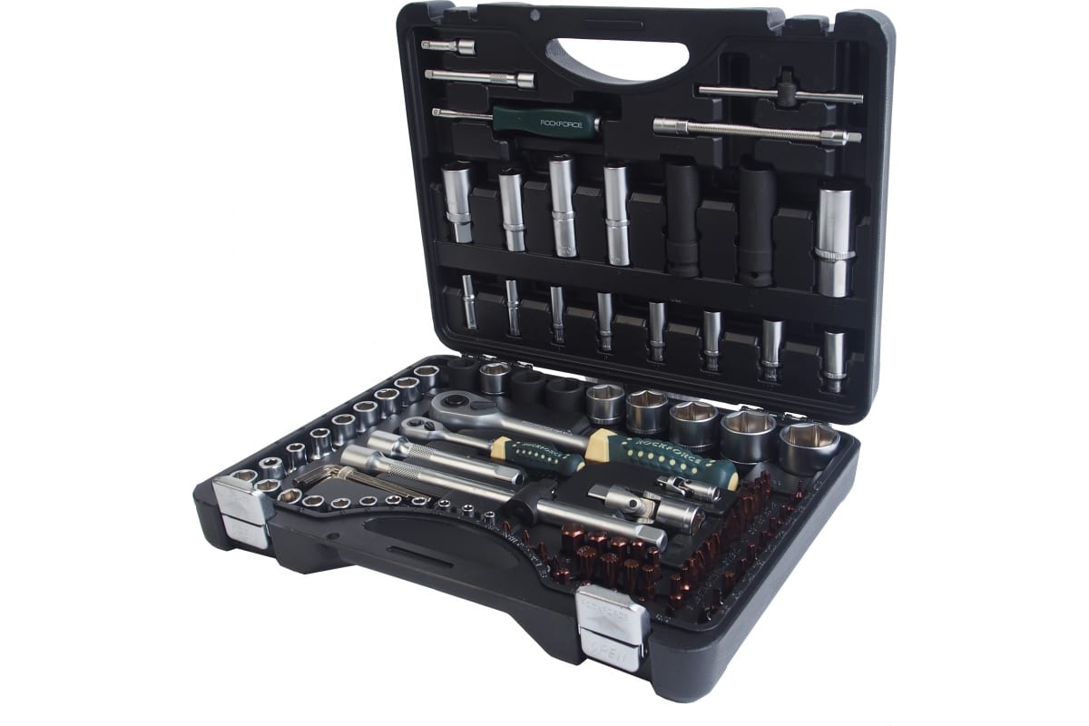 Набор головок торцевых и бит 1/2,1/4 94 предмета+6 предметов