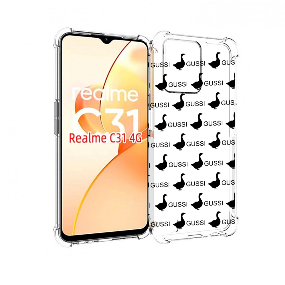 

Чехол MyPads GUSSI для OPPO Realme C31, Прозрачный, Tocco