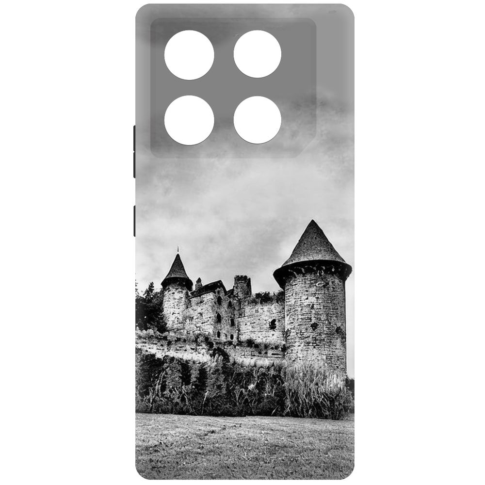 

Чехол-накладка Krutoff Soft Case Старый замок для INFINIX GT 20 Pro черный