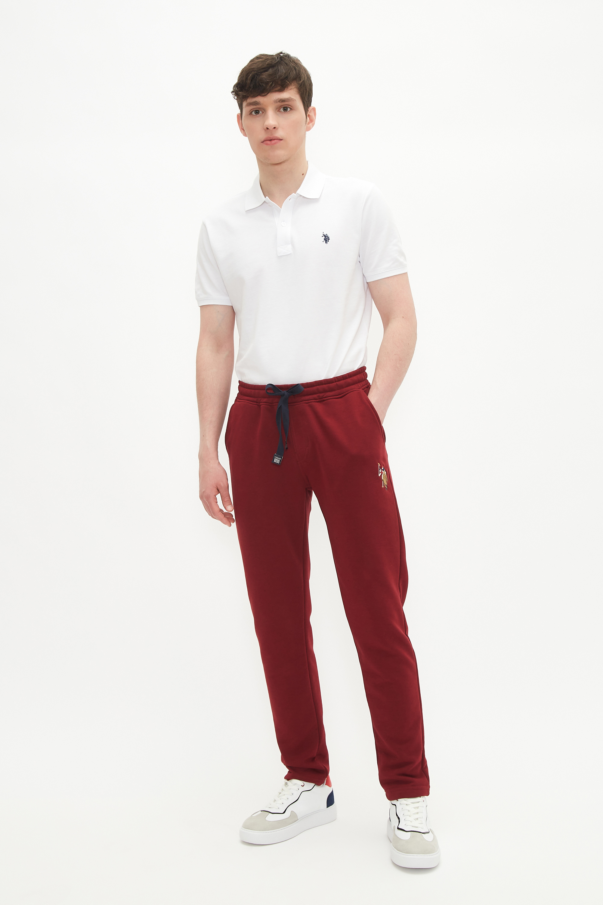 

Спортивные брюки мужские U.S. POLO Assn. G081SZ0OP0HENBIXSK21-R бордовые M, Бордовый, G081SZ0OP0HENBIXSK21-R