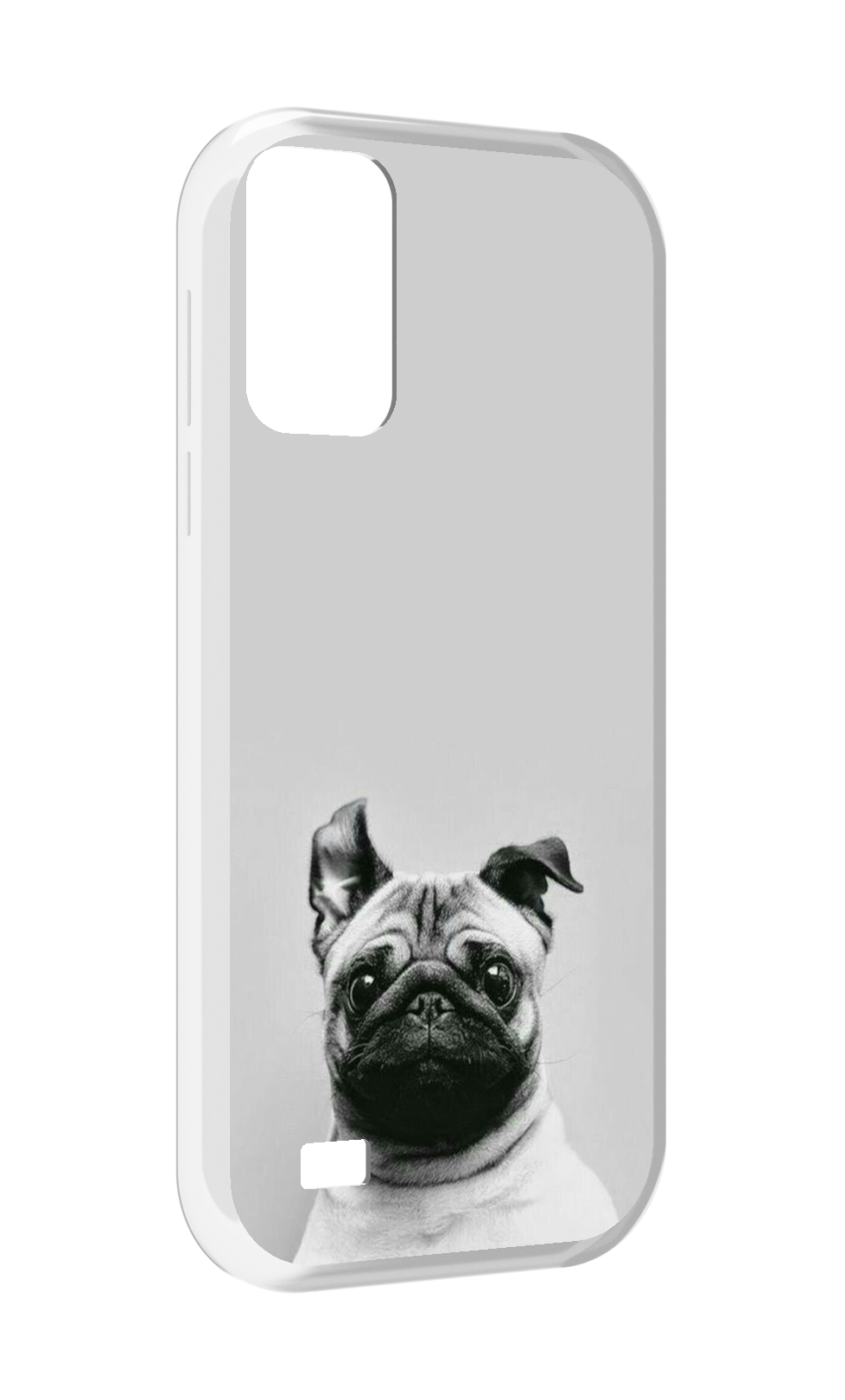 

Чехол MyPads мопс для Oukitel C31, Прозрачный, Tocco