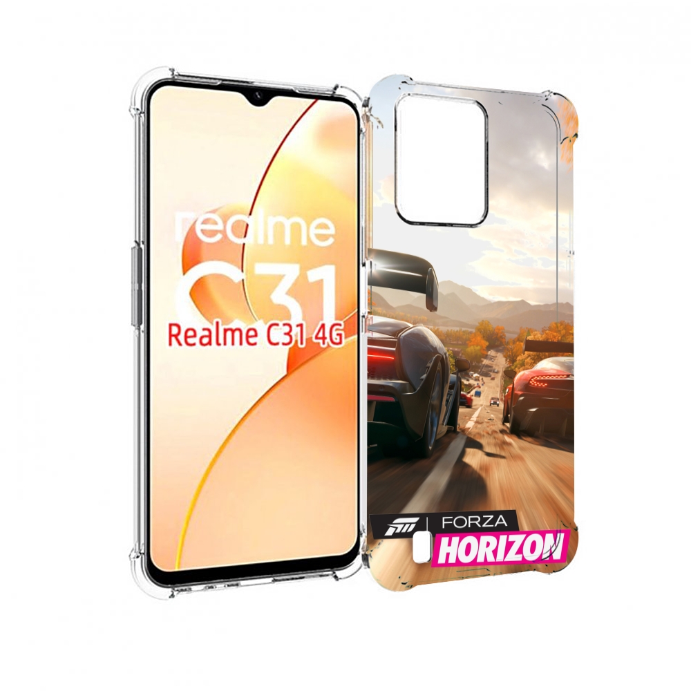 

Чехол MyPads Forza Horizon для OPPO Realme C31, Прозрачный, Tocco