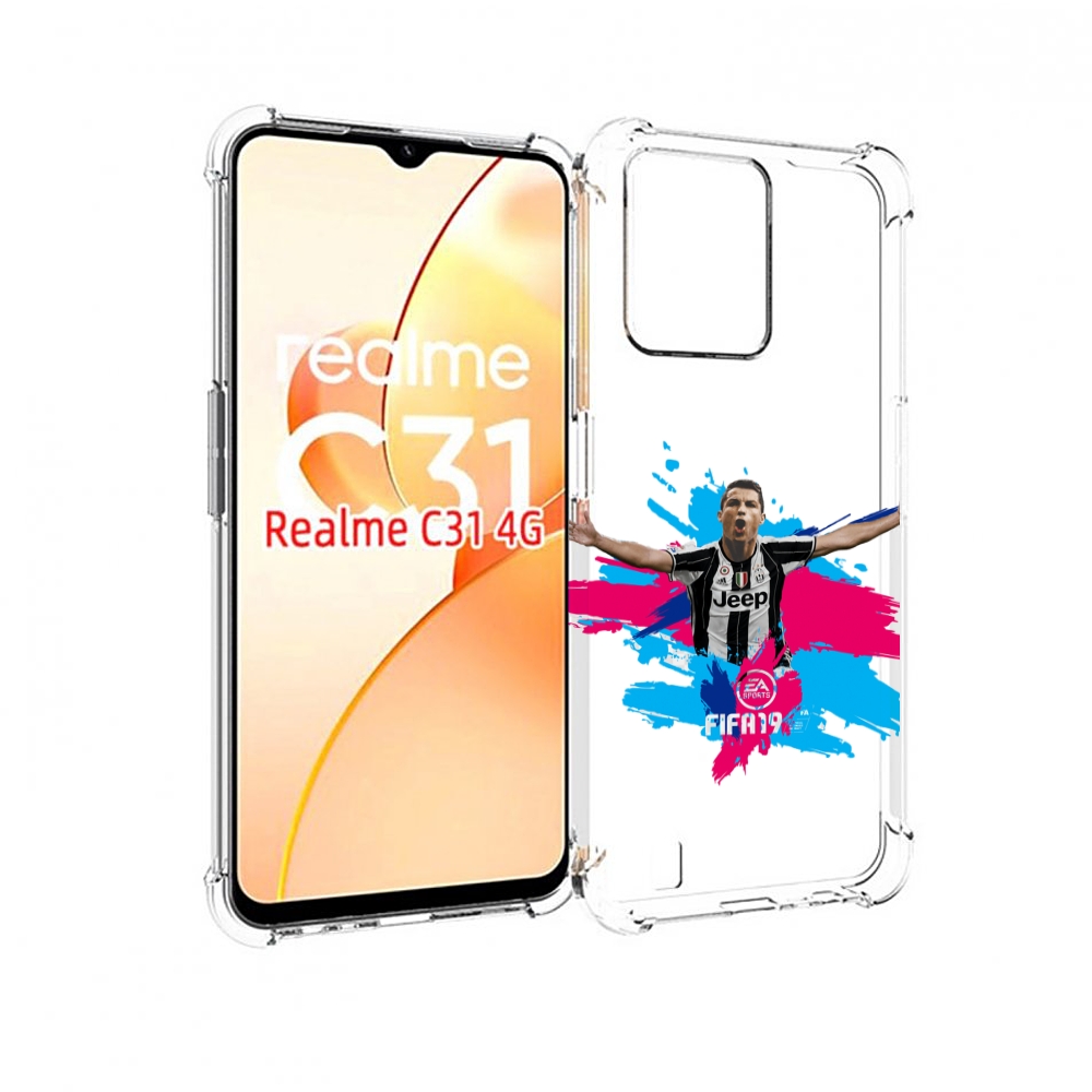 

Чехол MyPads Fifa-2019-2020-2021-2022 мужской для OPPO Realme C31, Прозрачный, Tocco