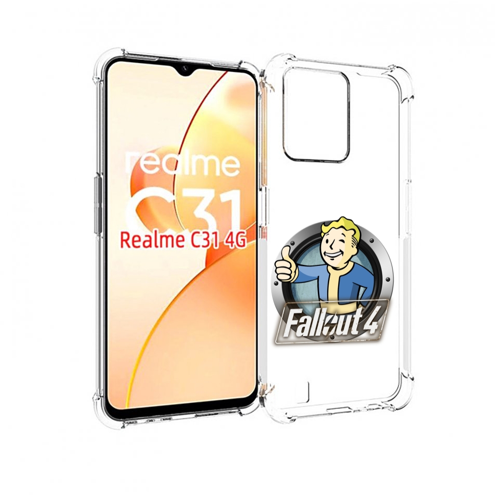

Чехол MyPads Fallout-4 для OPPO Realme C31, Прозрачный, Tocco