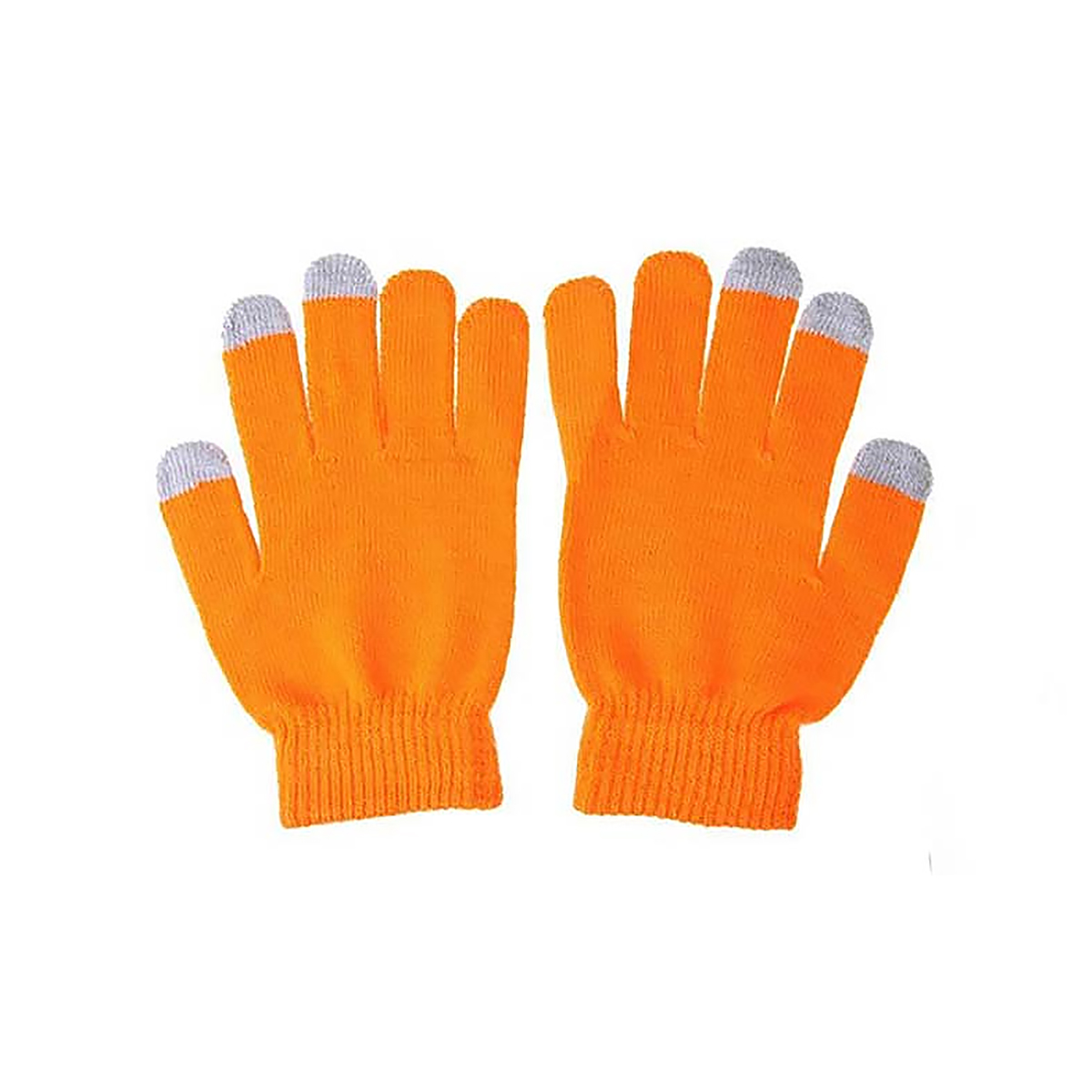 фото Перчатки espada для сенсорных экранов, оранжевые (шерстяные женcкие, screen touch gloves)