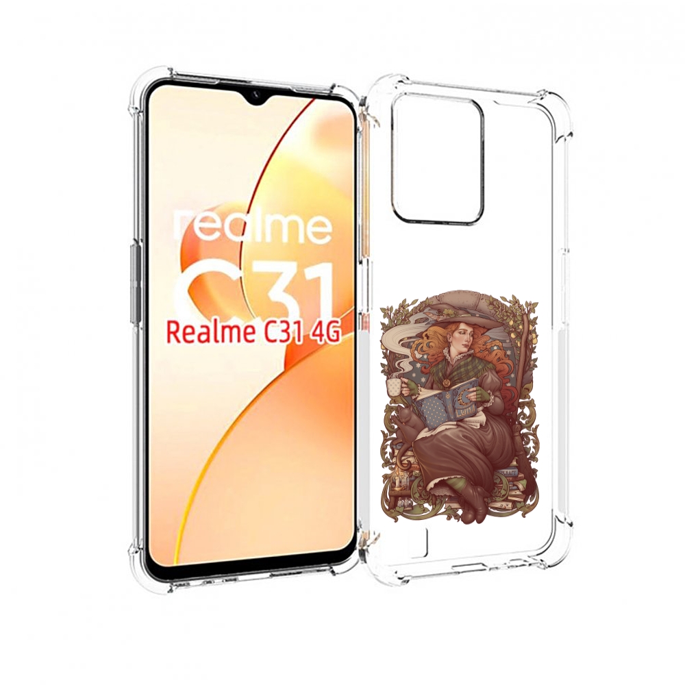 

Чехол MyPads Женские_126 для OPPO Realme C31, Прозрачный, Tocco