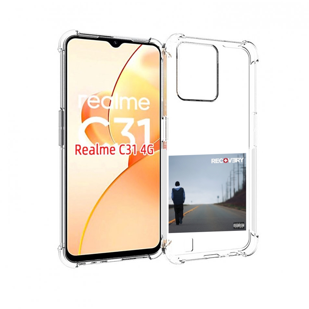 

Чехол MyPads Eminem RECOVERY для OPPO Realme C31, Прозрачный, Tocco