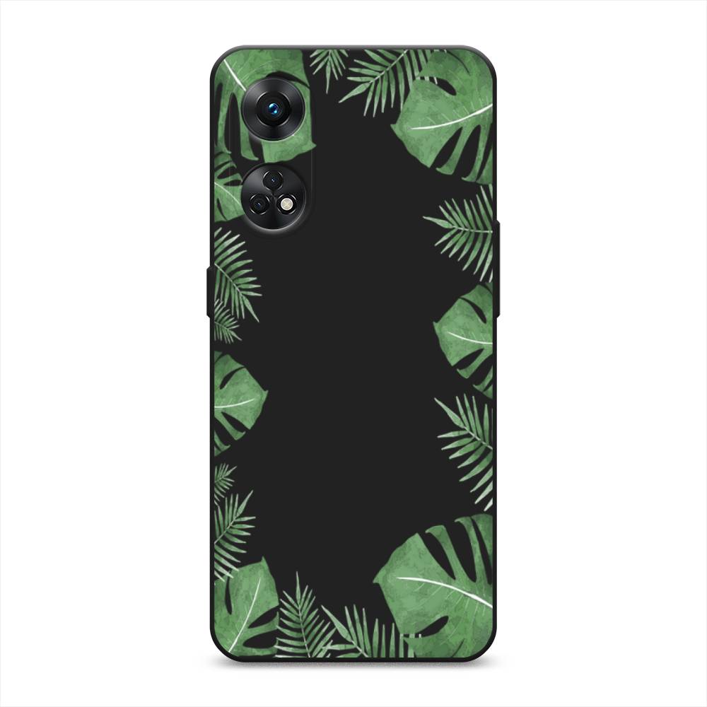 

Чехол Awog на Oppo Reno 8T 4G "Листья папоротника рамка", Зеленый, 2513252-1