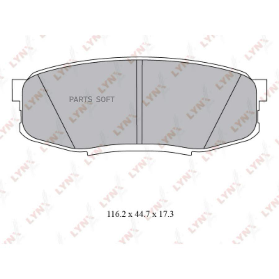 

Колодки тормозные задние подходит для TOYOTA Land Cruiser (J200) 08 BD-7581