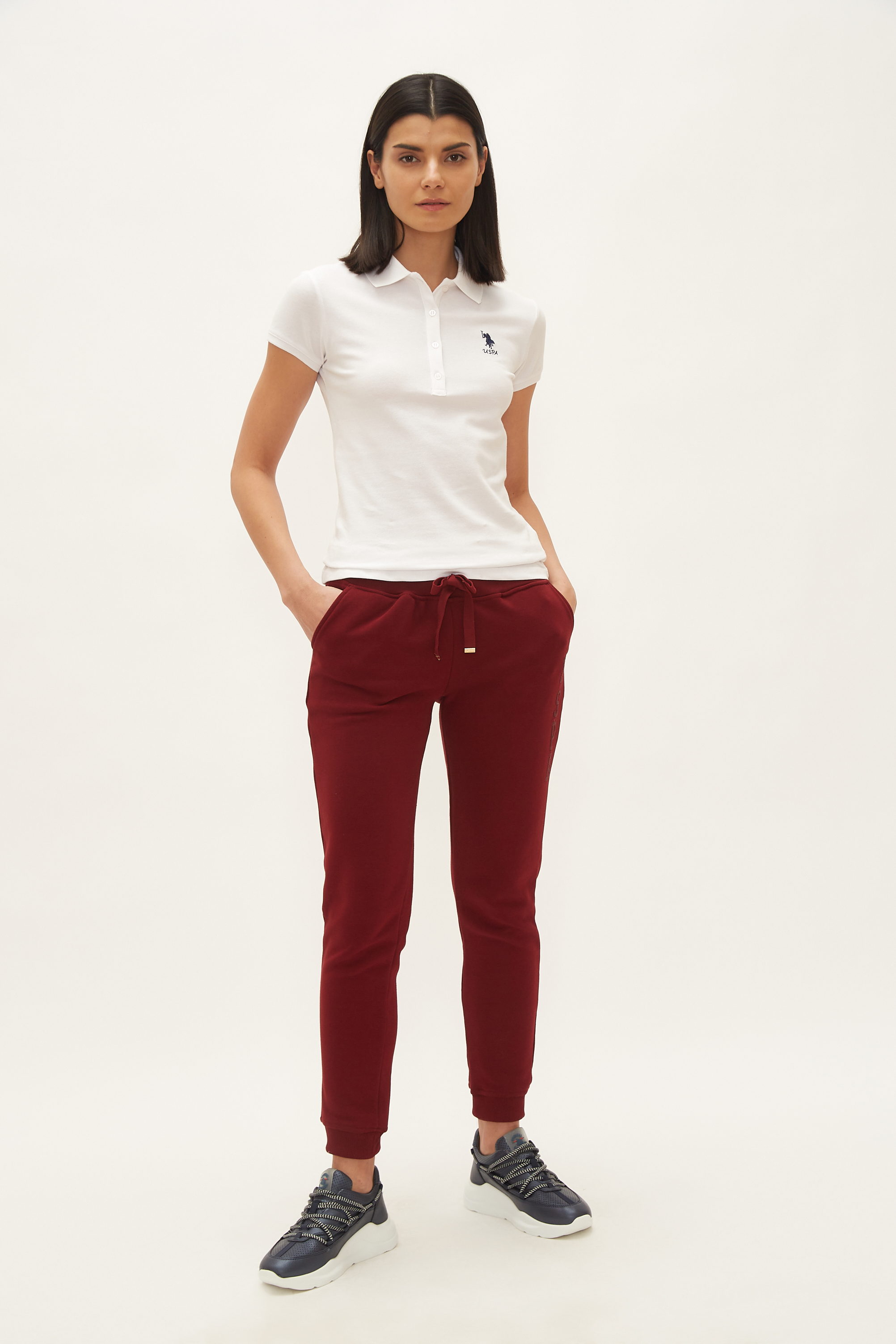 

Спортивные брюки женские U.S. POLO Assn. G082SZ0OP0PT01-SK021 бордовые XS, Бордовый, G082SZ0OP0PT01-SK021