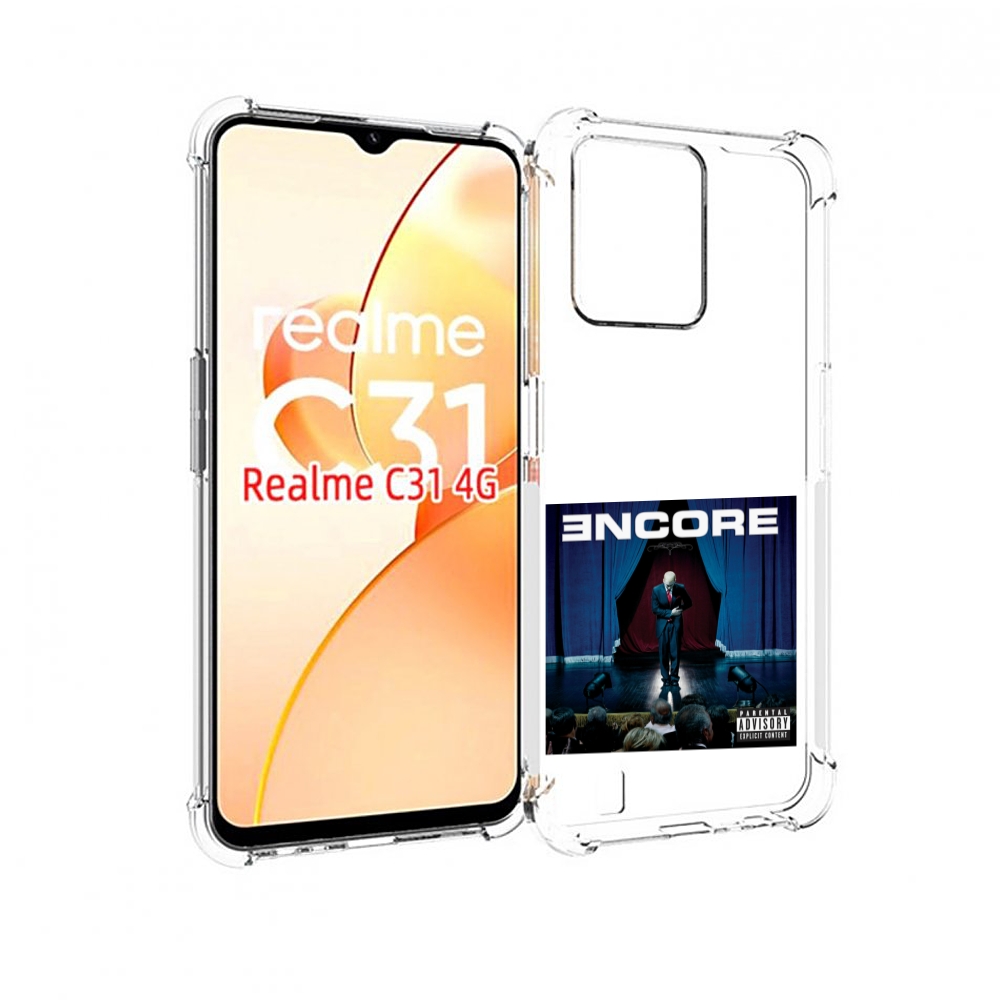 

Чехол MyPads ENCORE для OPPO Realme C31, Прозрачный, Tocco
