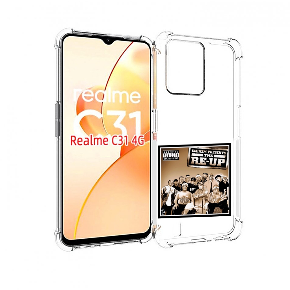 

Чехол MyPads EMINEM PRESENTS, THE RE-UP для OPPO Realme C31, Прозрачный, Tocco