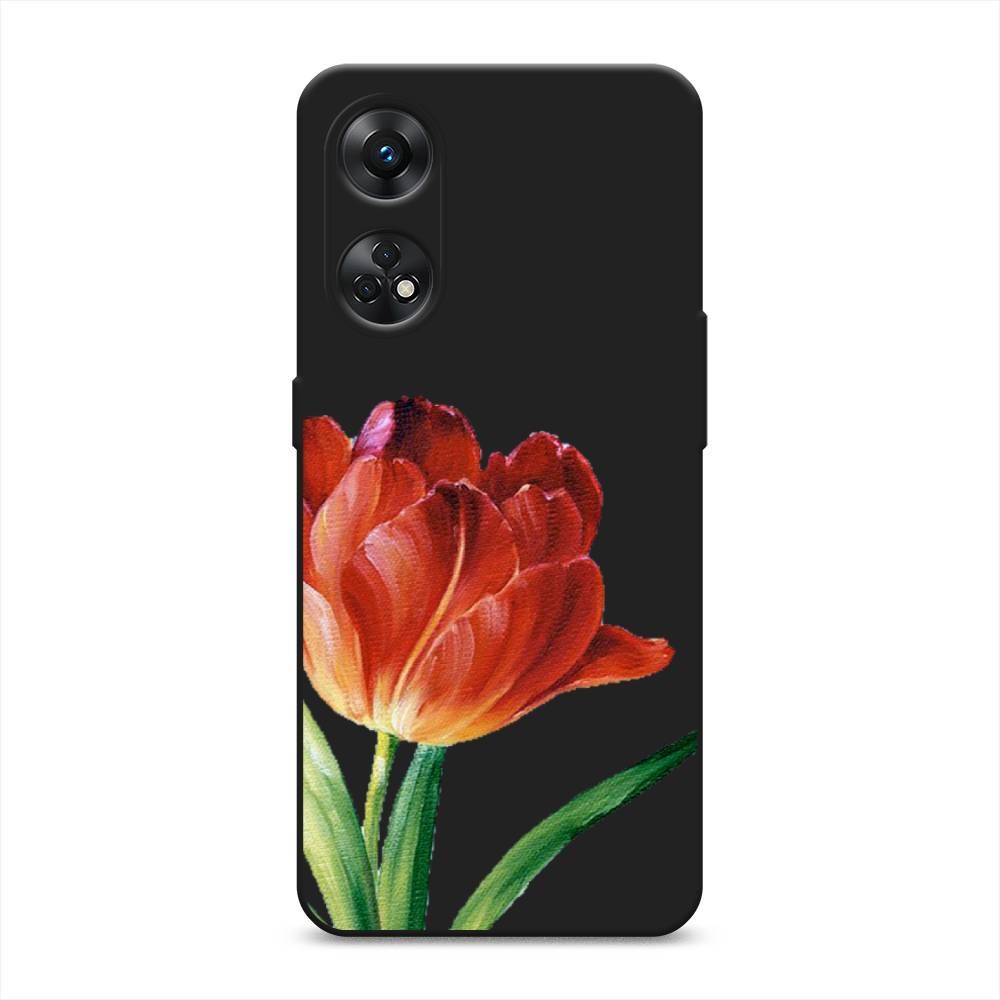 

Чехол Awog на Oppo Reno 8T 4G "Красный тюльпан", Оранжевый;зеленый, 2513252-1