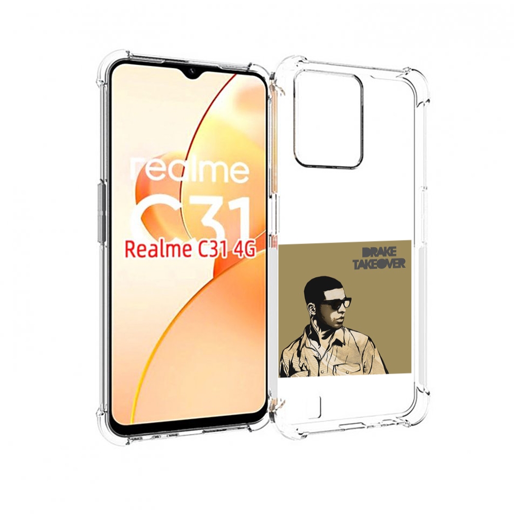 

Чехол MyPads Drake - Takeover для OPPO Realme C31, Прозрачный, Tocco