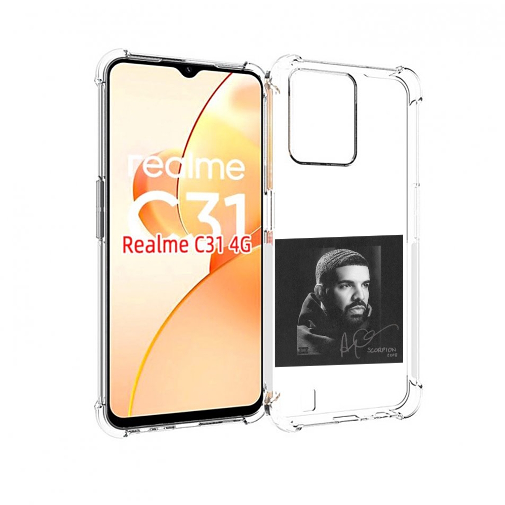 

Чехол MyPads Drake - Scorpion для OPPO Realme C31, Прозрачный, Tocco