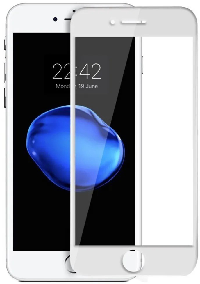 

Защитное стекло BoraSCO 3D для Apple iPhone 7 Plus/8 Plus(белая рамка)