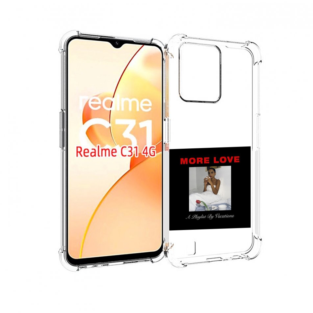 

Чехол MyPads Drake & Sade - More Love для OPPO Realme C31, Прозрачный, Tocco