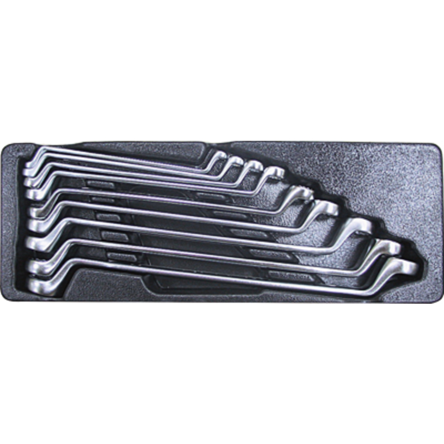 Набор ключей накидных Licota ACK-384007 75 граней 6 - 23 мм, 9 предметов в ложементе