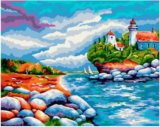 

Картина по номерам Paintboy Original GX 39013 Маяк 40x50см, GX39013