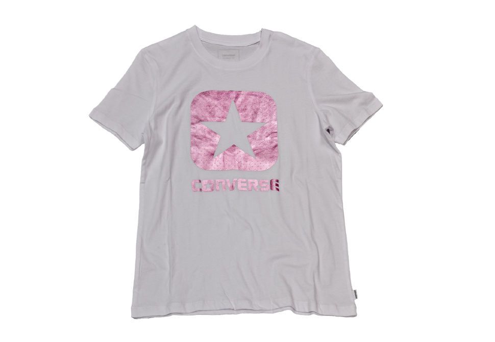 

Футболка женская Converse 10003631102 белая XS, 10003631102