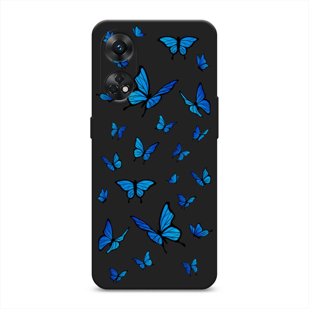 

Чехол Awog на Oppo Reno 8T 4G "Синие бабочки", Синий;белый, 2513252-1