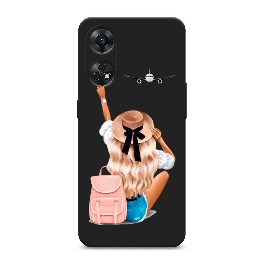 

Чехол Awog на Oppo Reno 8T 4G "Автостопом самолетом", Бежевый;белый, 2513252-1