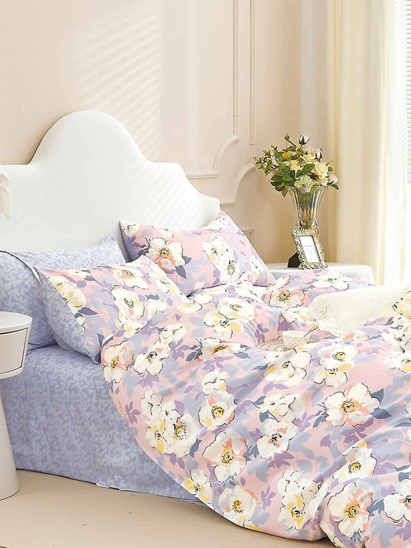 

Простынь сатин Milky Garden Narciso 200x215 см