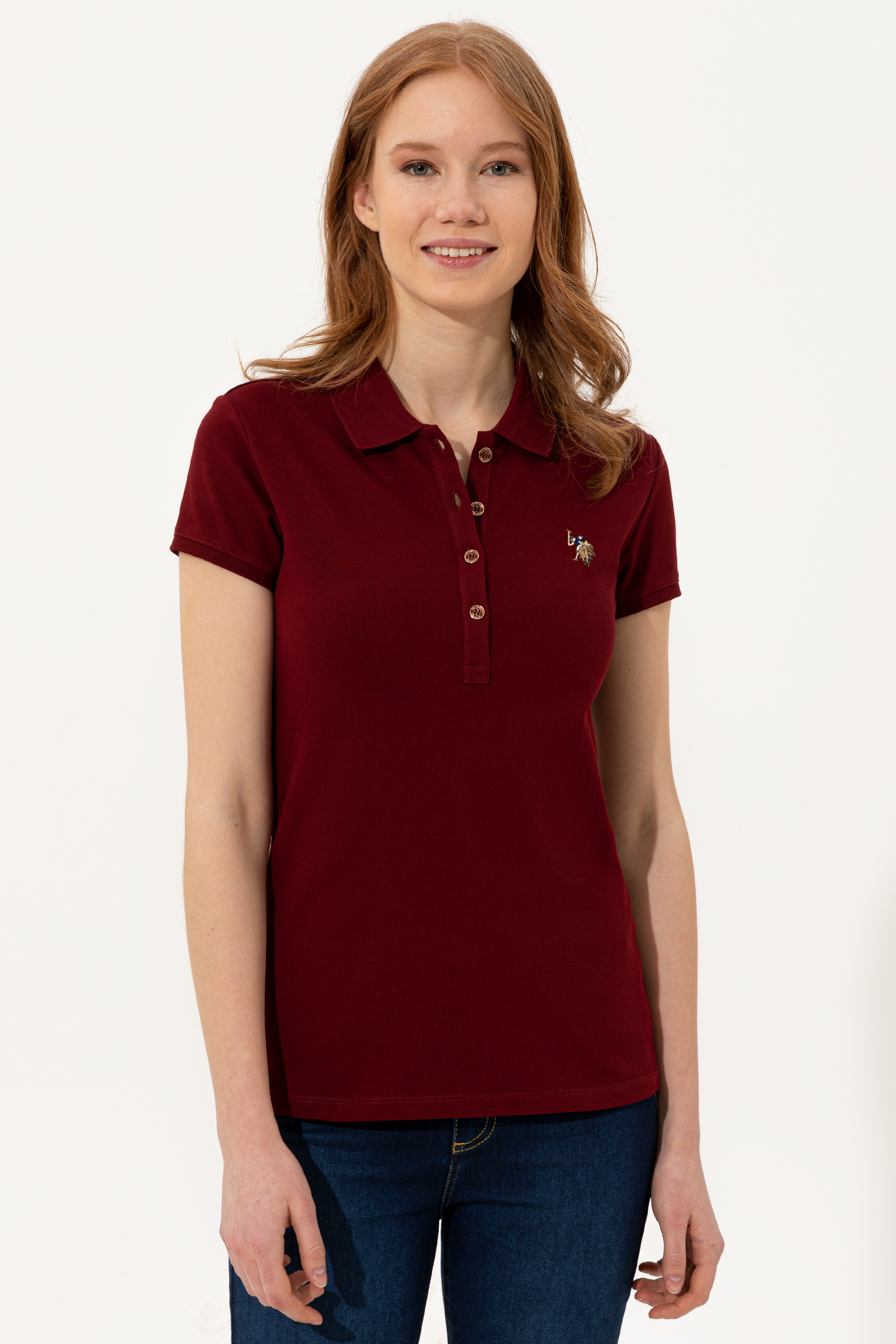 

Футболка женская U.S. POLO Assn. G082SZ0110TP01-SK021-R бордовая S, Бордовый, G082SZ0110TP01-SK021-R