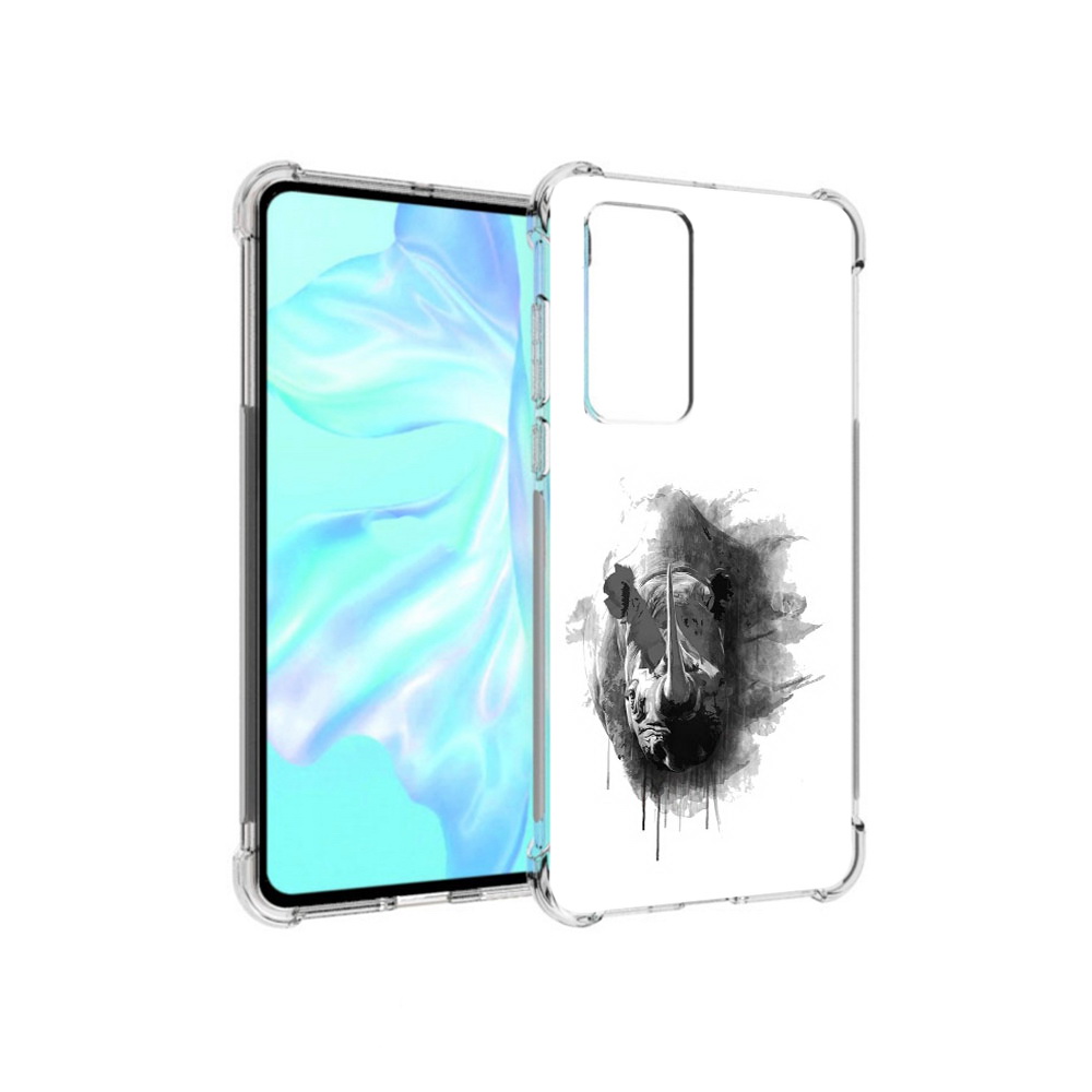 

Чехол MyPads Tocco для Huawei P40 носорог, Прозрачный, Tocco