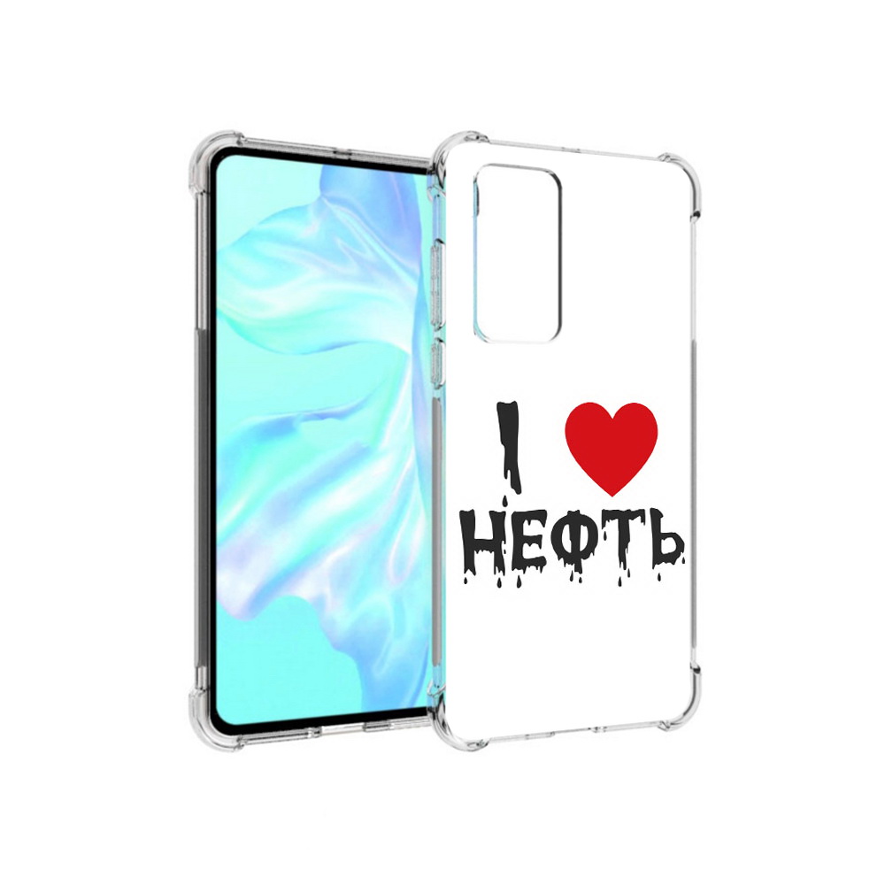 Чехол MyPads Tocco для Huawei P40 нефть