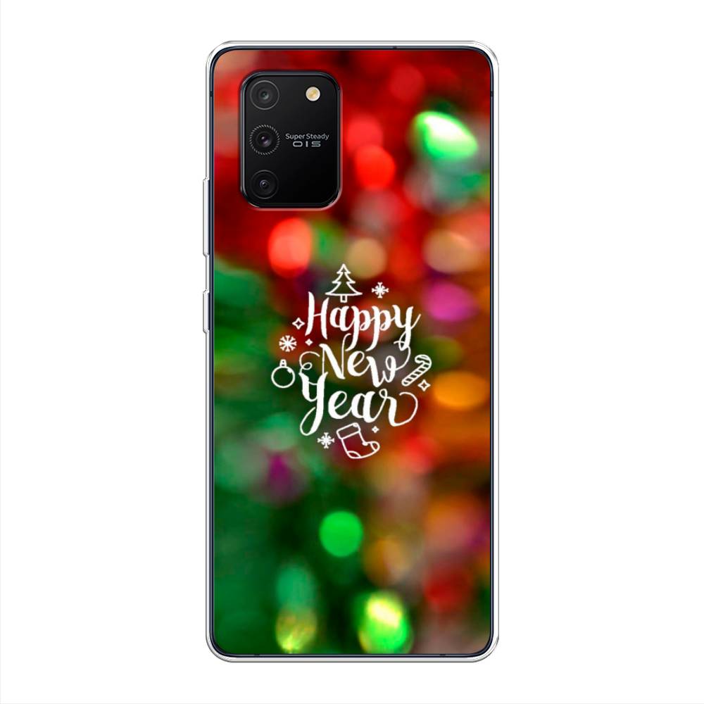 

Чехол на Samsung Galaxy S10 Lite "Новый Год на елке", Зеленый;красный;желтый, 210050-5