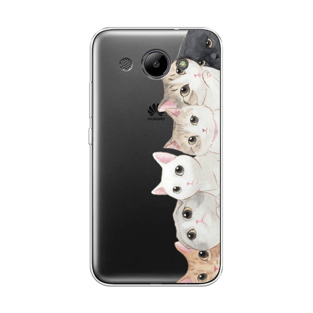 

Чехол Awog "Котики" для Huawei Y3 2018