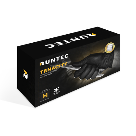 фото Runtec rt-glvs-xl перчатки tenacity нитриловые высокопрочные, размер xl (50 пар)