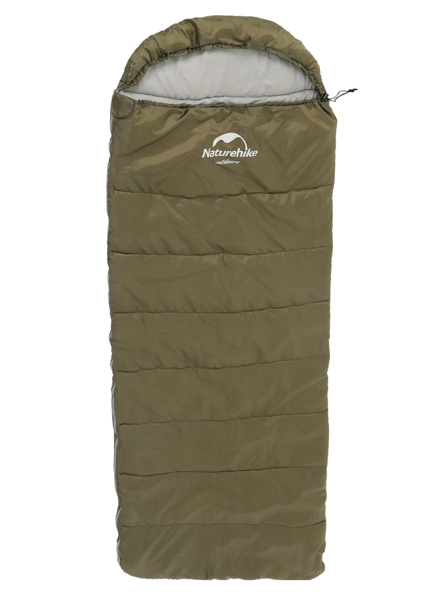 Спальник Naturehike U Series Envelope Sleeping Bag With Hood U150 Army Green (Б/Р) 2024