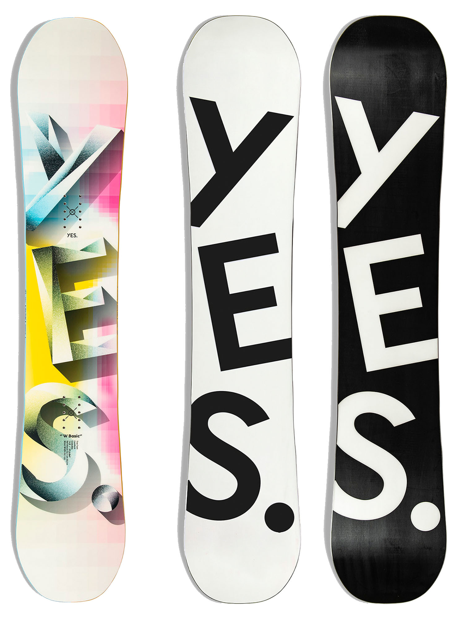 

Сноуборд Yes W Basic (См:143) 2024, Белый;разноцветный, W Basic