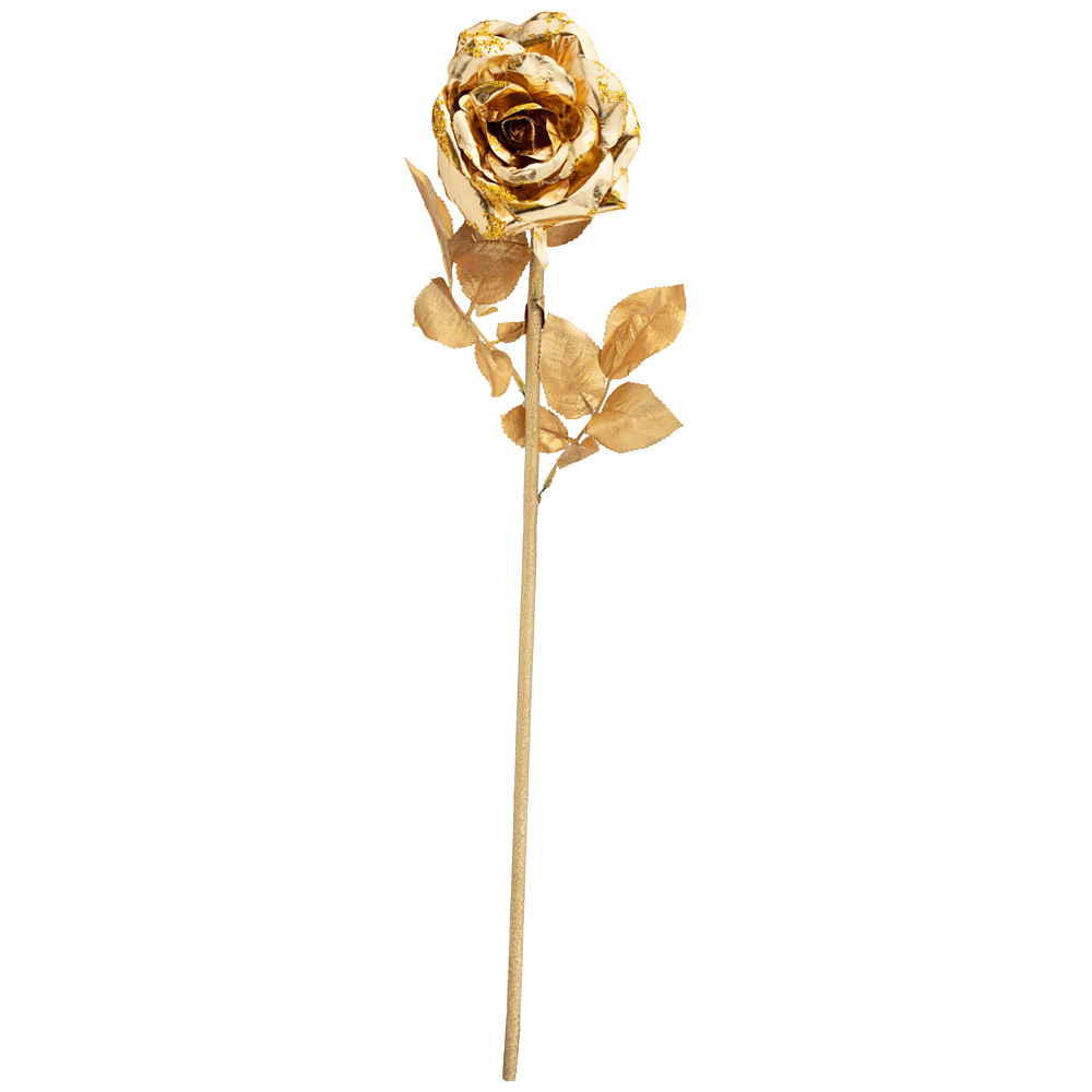фото Цветок искусственный "роза" длина 67 см lefard 535-311