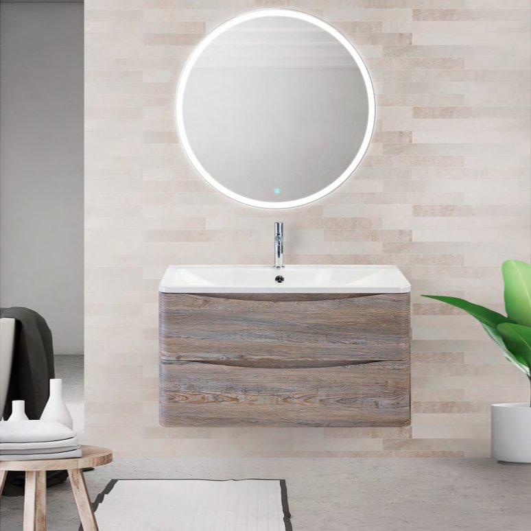 

BelBagno Мебель для ванной BelBagno Acqua 80 подвесная, pino scania
