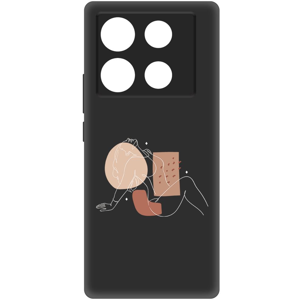 

Чехол-накладка Krutoff Soft Case Чувственность для INFINIX Note 40 Pro черный