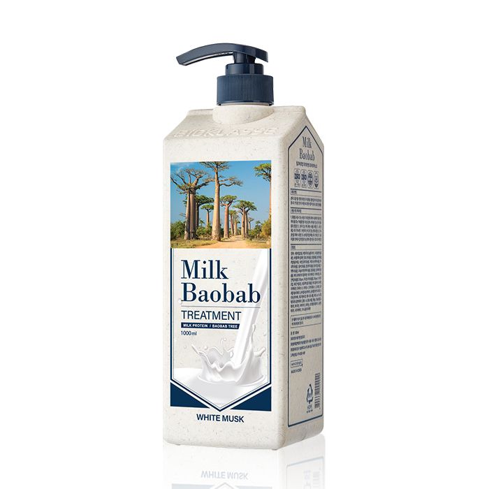 фото Бальзам для волос milkbaobab perfume treatment white musk (500 мл) milk baobab