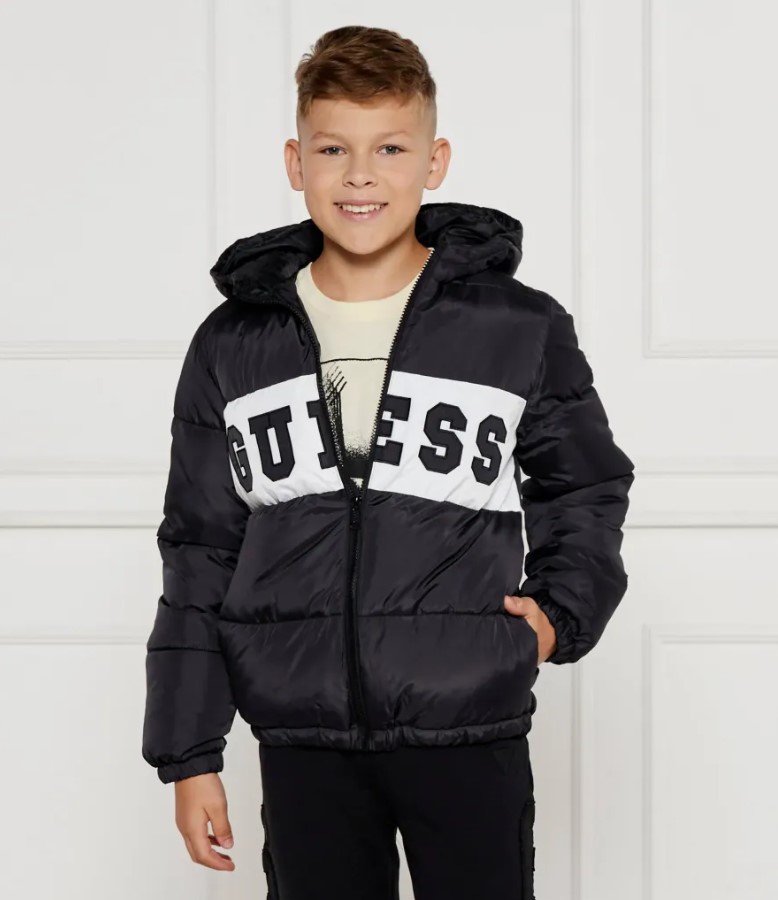 

Куртка Guess для мальчиков, чёрная, размер 16, L4YL16WGB60, Черный, L4YL16WGB60