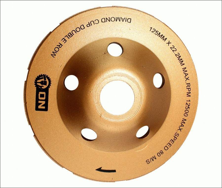 

3-ON Чашка алмазная зачистная TURBO 125 мм, 20-09-125 (арт. 772472)