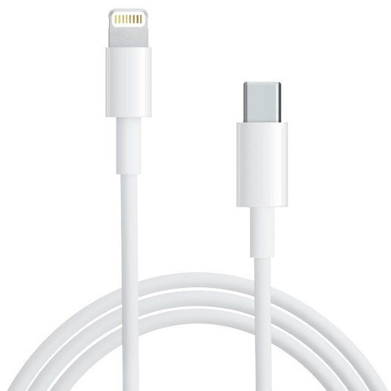 

Кабель USB-C MA019, Type-C - Lightning, 2 м, белый
