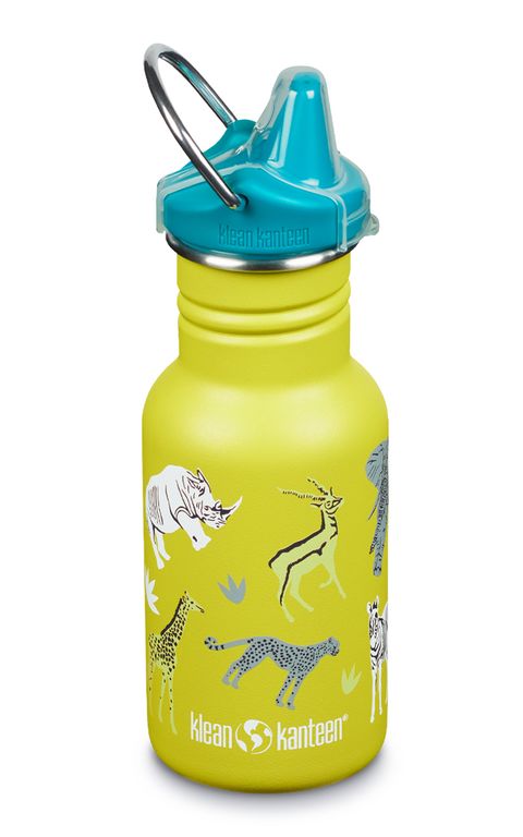 фото Детская бутылка klean kanteen kid classic narrow sippy 12oz (355 мл) safari