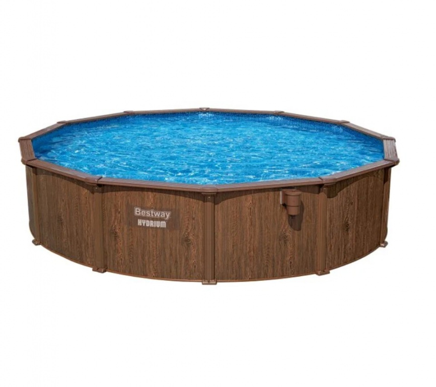 

Каркасный бассейн Bestway Hydrium 561CU 490х490х130 см, Коричневый, Hydrium