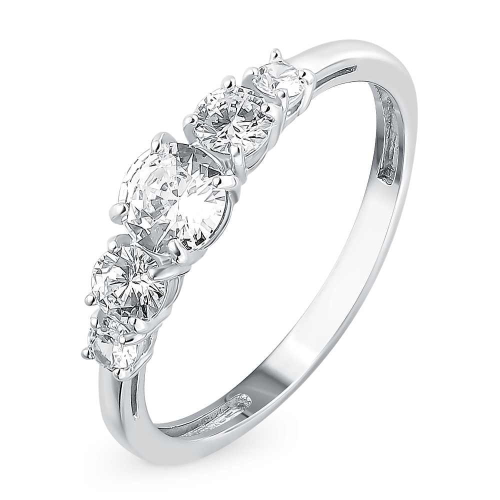 

Кольцо из серебра р. , 585Gold 701011287, фианит, 701011287